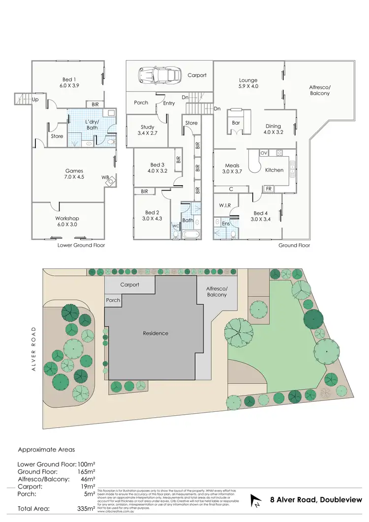 Floorplan of Homely house listing, 8 Alver Road, Doubleview WA 6018