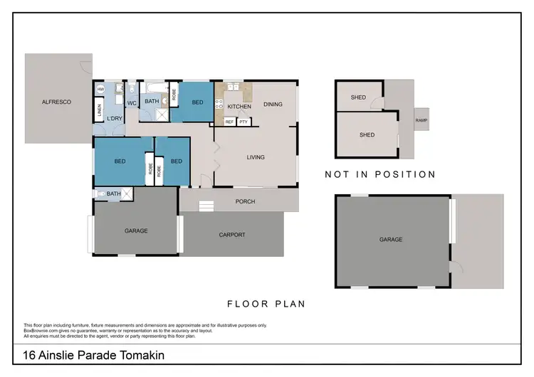 Floorplan of Homely house listing, 16 Ainslie Parade, Tomakin NSW 2537