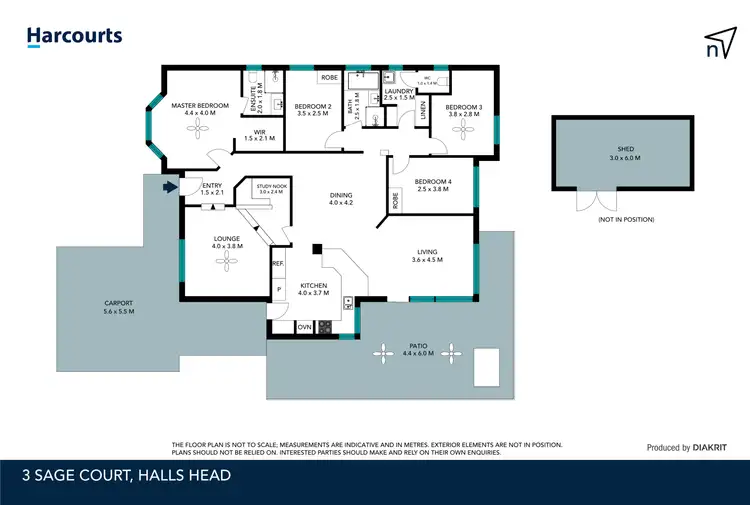 Floorplan of Homely house listing, 3 Sage Court, Halls Head WA 6210