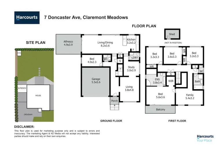 Floorplan of Homely house listing, 7 Doncaster Avenue, Claremont Meadows NSW 2747