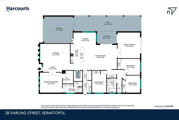 Floorplan of Homely house listing, 28 Darling Street, Sebastopol VIC 3356