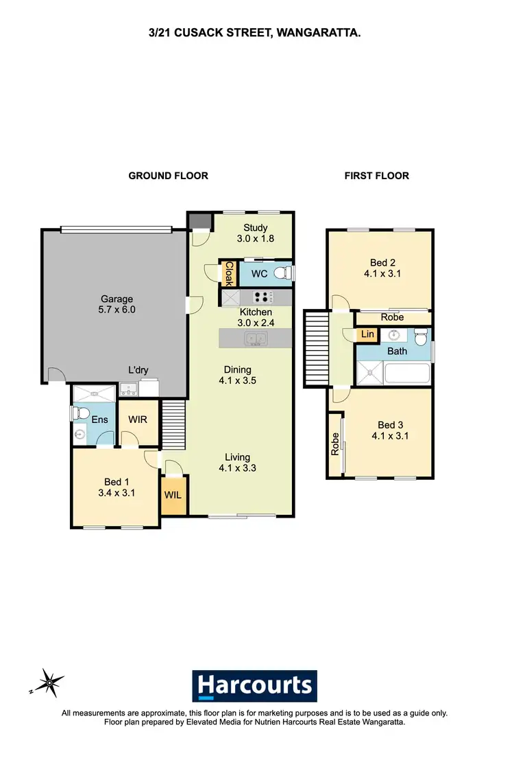 Floorplan of Homely house listing, 3/21 Cusack Street, Wangaratta VIC 3677