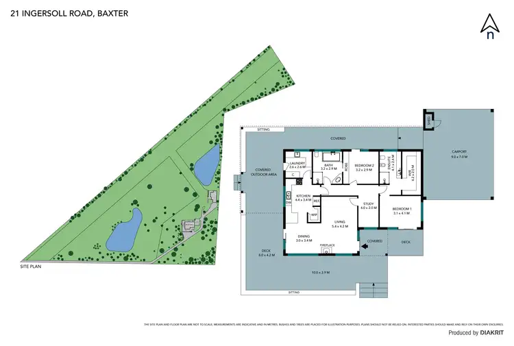 Floorplan of Homely house listing, 21 Ingersoll Road, Baxter VIC 3911