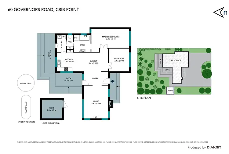 Floorplan of Homely house listing, 60 Governors Road, Crib Point VIC 3919