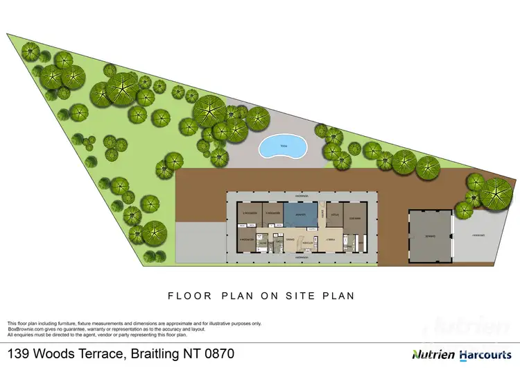 Floorplan of Homely house listing, 139 Woods Terrace, Braitling NT 870