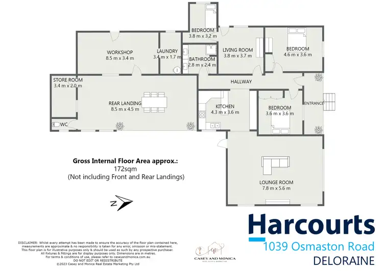 Floorplan of Homely house listing, 1039 Osmaston Road, Deloraine TAS 7304