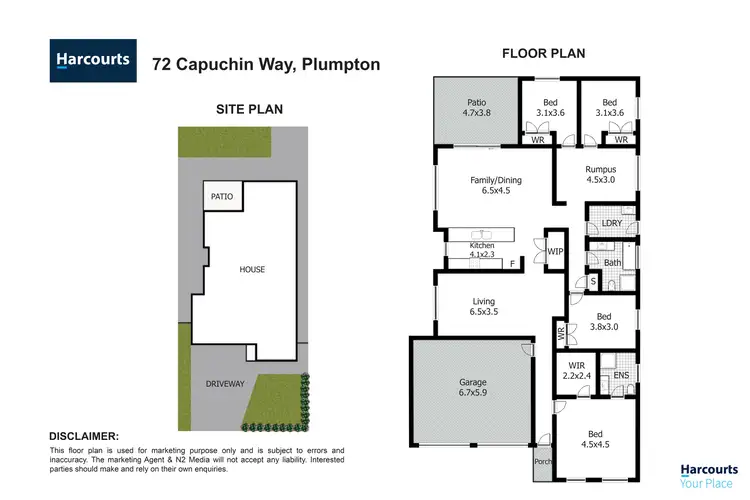 Floorplan of Homely house listing, 72 Capuchin Way, Plumpton NSW 2761