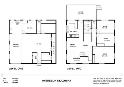 Floorplan of Homely house listing, 19 Breslin Street, Carina QLD 4152