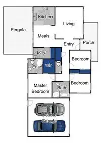 Floorplan of Homely house listing, 3/49 Democrat Drive, The Basin VIC 3154