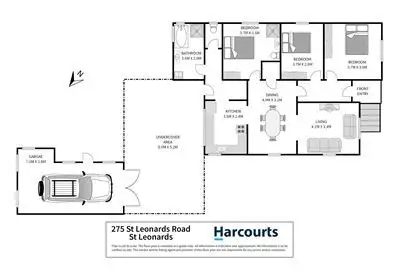 Floorplan of Homely house listing, 275 St Leonards Road, St Leonards TAS 7250