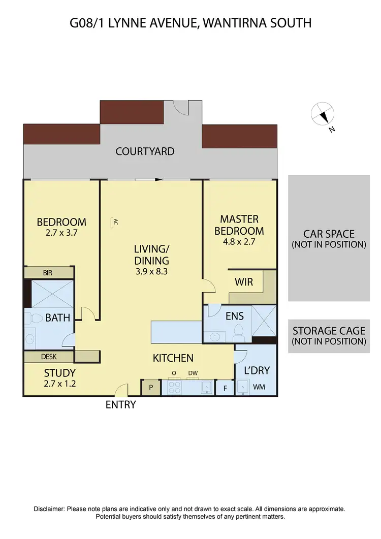 Floorplan of Homely apartment listing, G08/1 Lynne Avenue, Wantirna South VIC 3152