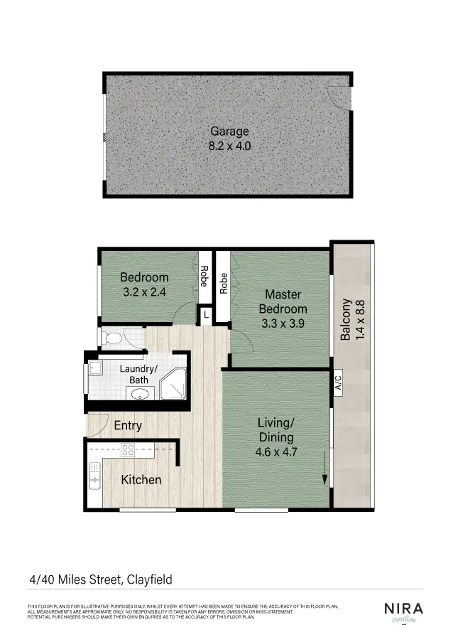 Floorplan of Homely apartment listing, 4/40 Miles Street, Clayfield QLD 4011
