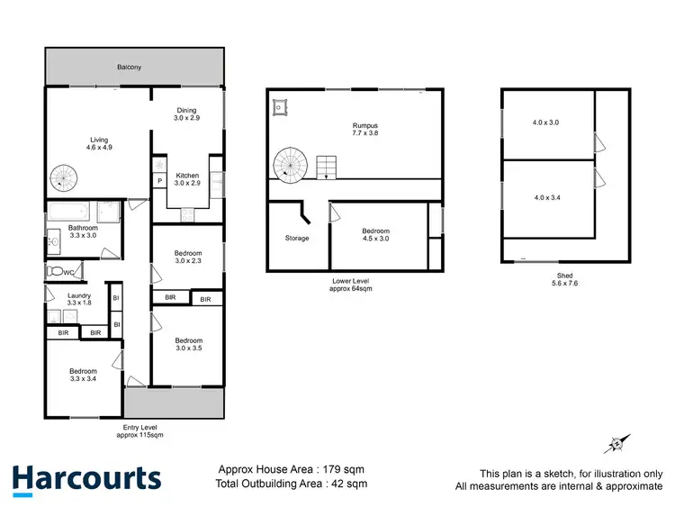 Floorplan of Homely house listing, 12 Seventh Avenue, West Moonah TAS 7009