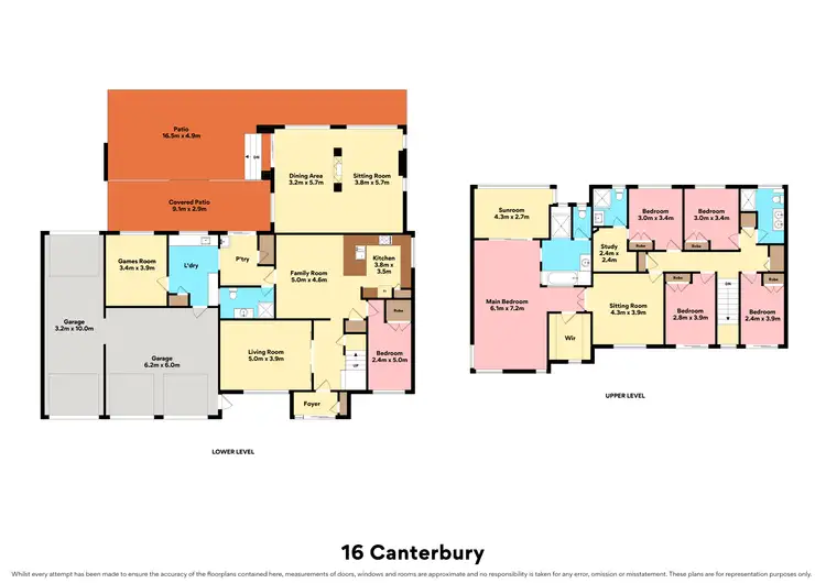 Floorplan of Homely house listing, 16 Canterbury Circle, Currambine WA 6028