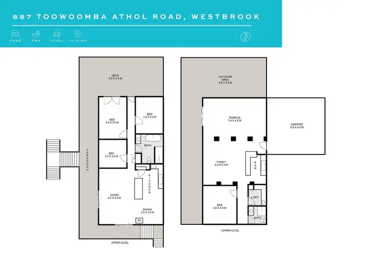 Floorplan of Homely house listing, 887 Toowoomba-Athol Road, Westbrook QLD 4350