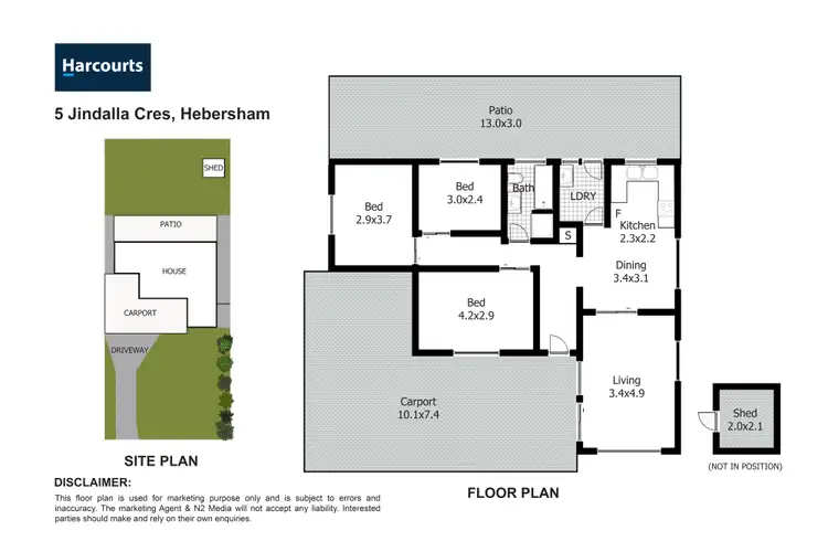 Floorplan of Homely house listing, 5 Jindalla Crescent, Hebersham NSW 2770