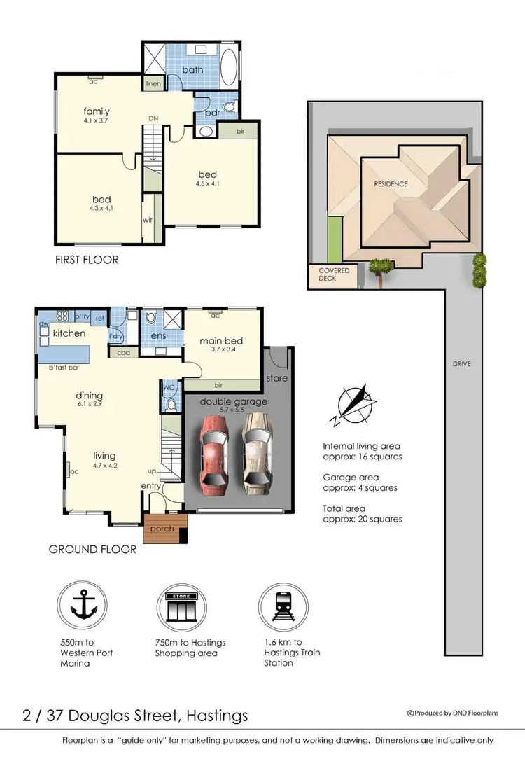 Floorplan of Homely house listing, 2/37 Douglas Street, Hastings VIC 3915