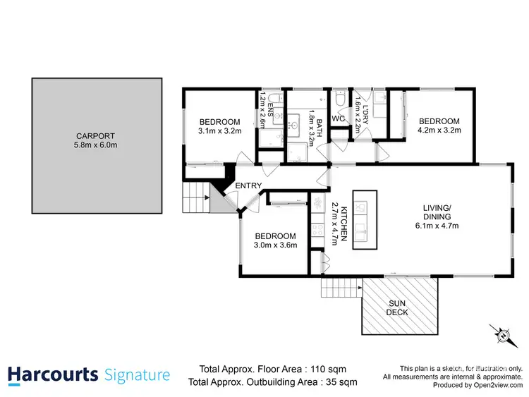 Floorplan of Homely unit listing, 2/27 Riviera Drive, Old Beach TAS 7017