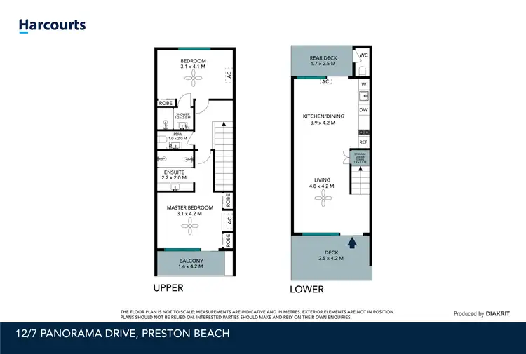 Floorplan of Homely house listing, 12/7 Panorama Drive, Preston Beach WA 6215