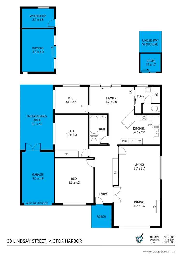 Floorplan of Homely house listing, 33 Lindsay Street, Victor Harbor SA 5211