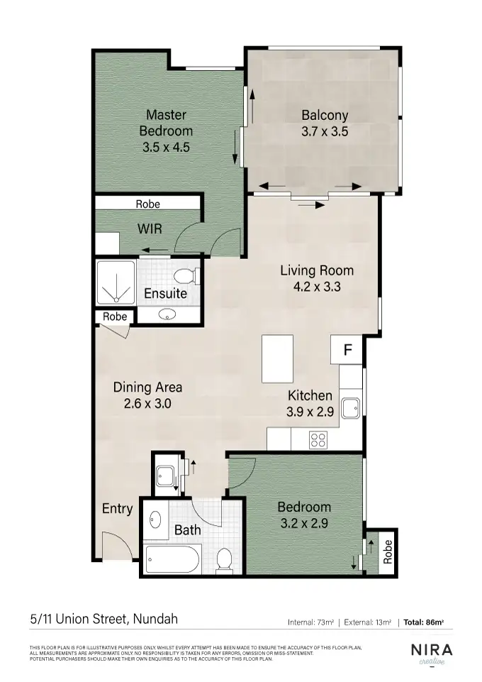 Floorplan of Homely apartment listing, 5/11 Union Street, Nundah QLD 4012