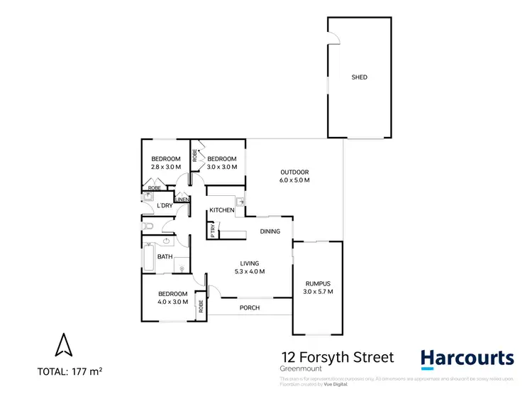 Floorplan of Homely house listing, 12 Forsyth Street, Greenmount QLD 4359