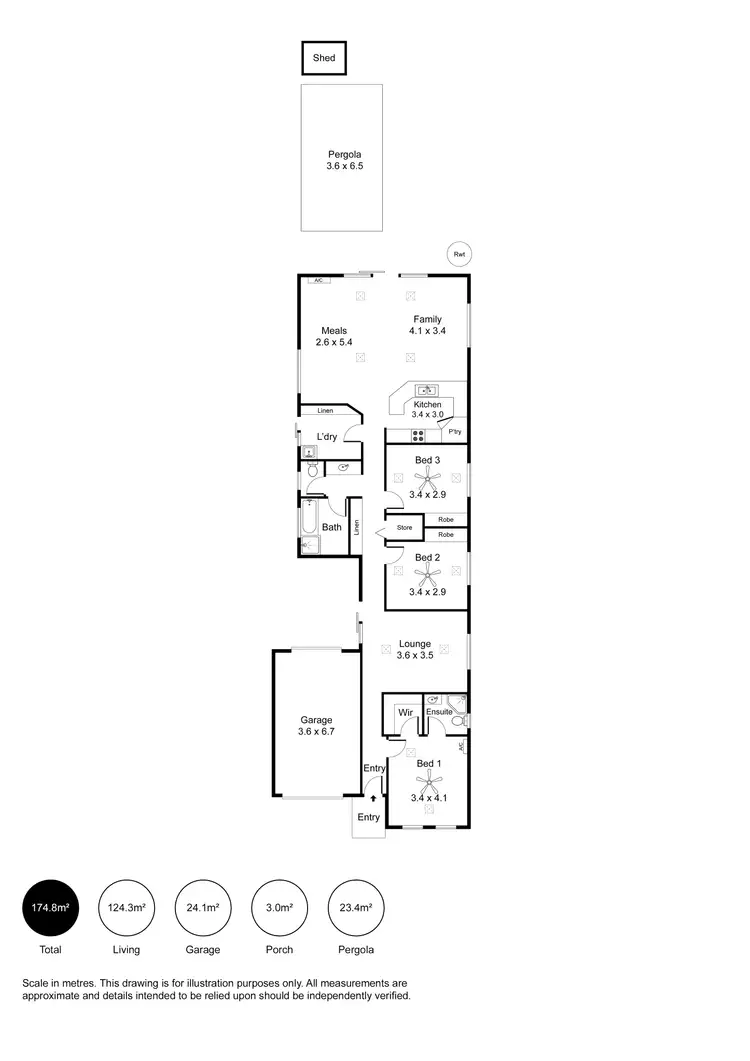 Floorplan of Homely house listing, 55A Sir Ross Smith Avenue, North Haven SA 5018