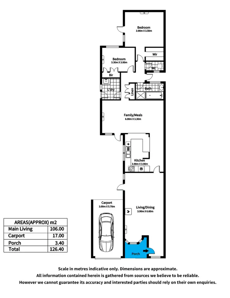 Floorplan of Homely townhouse listing, 1/41A Sheffield Street, Malvern SA 5061