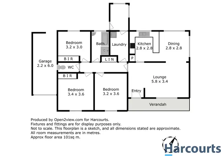 Floorplan of Homely house listing, 2 Weemala Lane, Miandetta TAS 7310