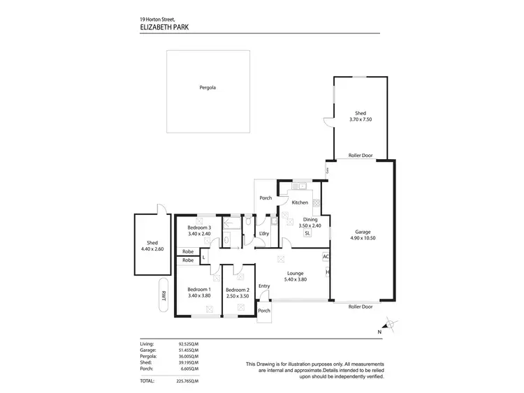 Floorplan of Homely house listing, 19 Horton Street, Elizabeth Park SA 5113