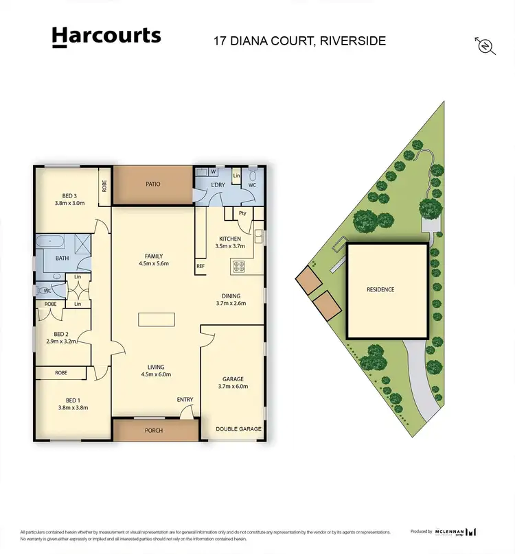 Floorplan of Homely house listing, 17 Diana Court, Riverside TAS 7250