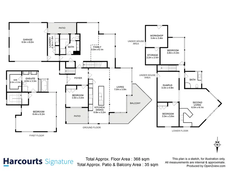 Floorplan of Homely house listing, 10 Vaughan Court, Tranmere TAS 7018