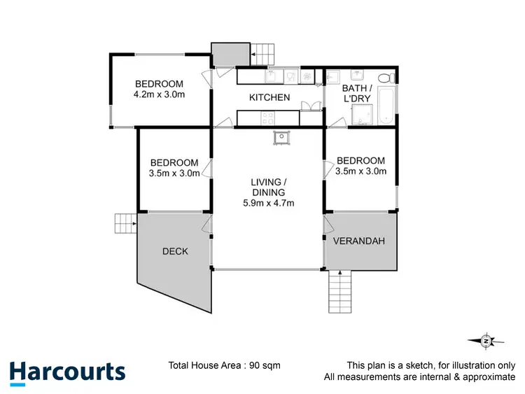 Floorplan of Homely house listing, 270 Lucaston Road, Lucaston TAS 7109