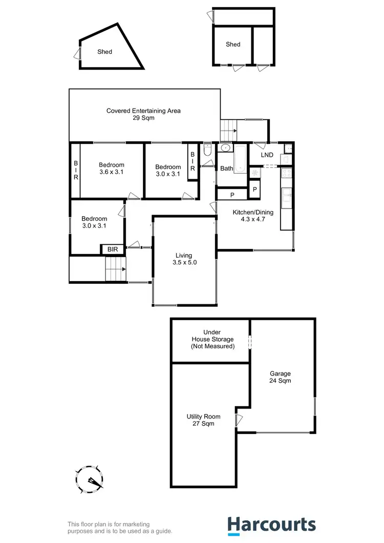 Floorplan of Homely house listing, 3 Gilba Street, Mornington TAS 7018