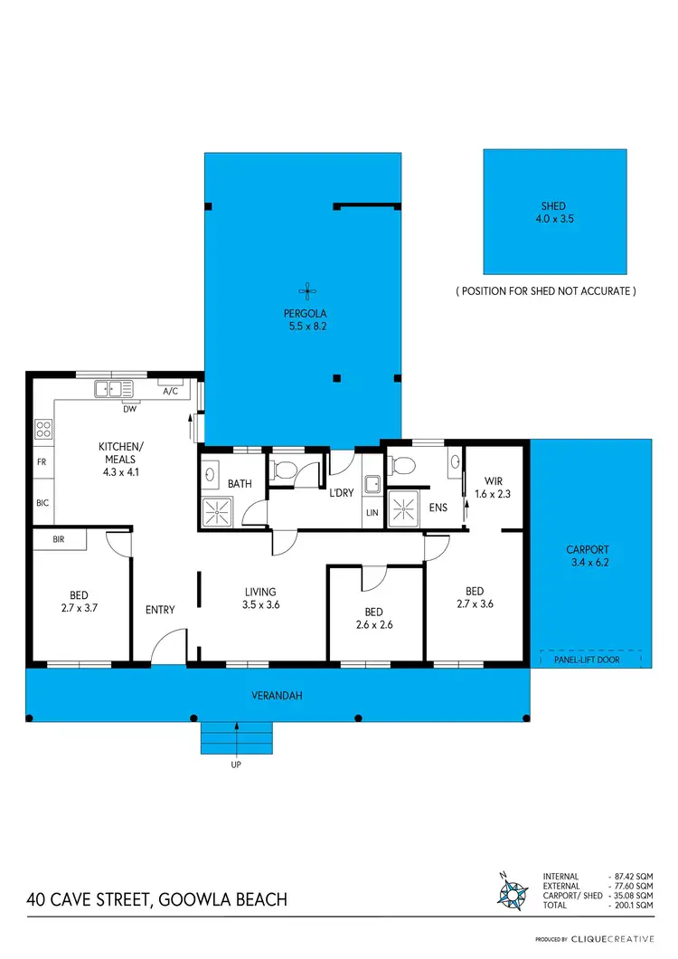 Floorplan of Homely house listing, 40 Cave Street, Goolwa Beach SA 5214