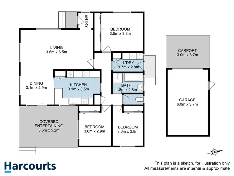Floorplan of Homely house listing, 10 Jacaranda Drive, Margate TAS 7054