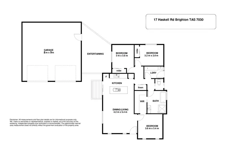 Floorplan of Homely house listing, 17 Haskell Road, Brighton TAS 7030