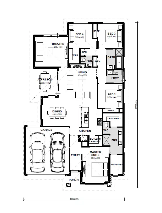 Floorplan of Homely house listing, 68 Harvest Boulevard, Angle Vale SA 5117