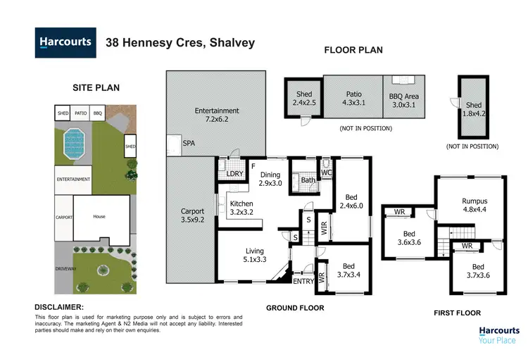 Floorplan of Homely house listing, 38 Hennesy Crescent, Shalvey NSW 2770