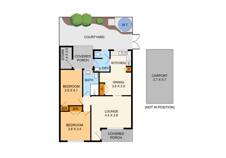 Floorplan of Homely unit listing, 2/11 Veronica Street, Ferntree Gully VIC 3156
