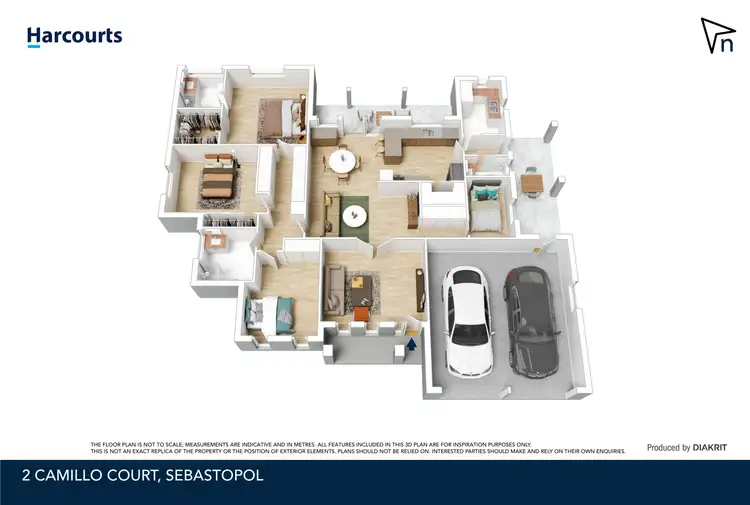 Floorplan of Homely house listing, 2 Camillo Court, Sebastopol VIC 3356