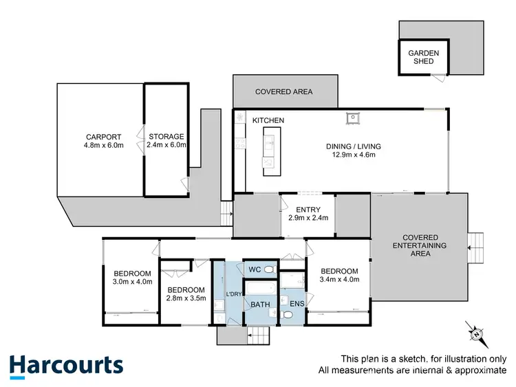 Floorplan of Homely house listing, 11 Snow Gum Drive, Snug TAS 7054