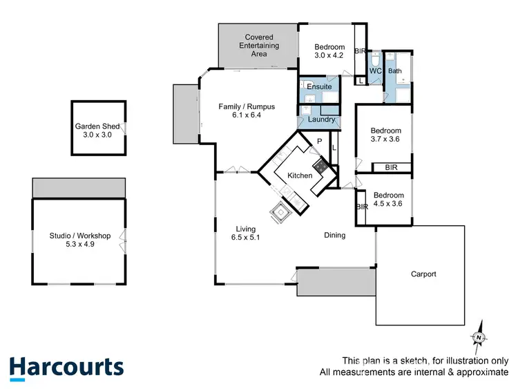 Floorplan of Homely house listing, 65 Ash Drive, Kingston TAS 7050