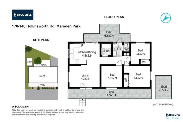 Floorplan of Homely unit listing, 174/140 Hollinsworth Road, Marsden Park NSW 2765