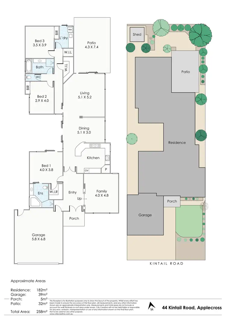 Floorplan of Homely house listing, 44 Kintail Road, Applecross WA 6153
