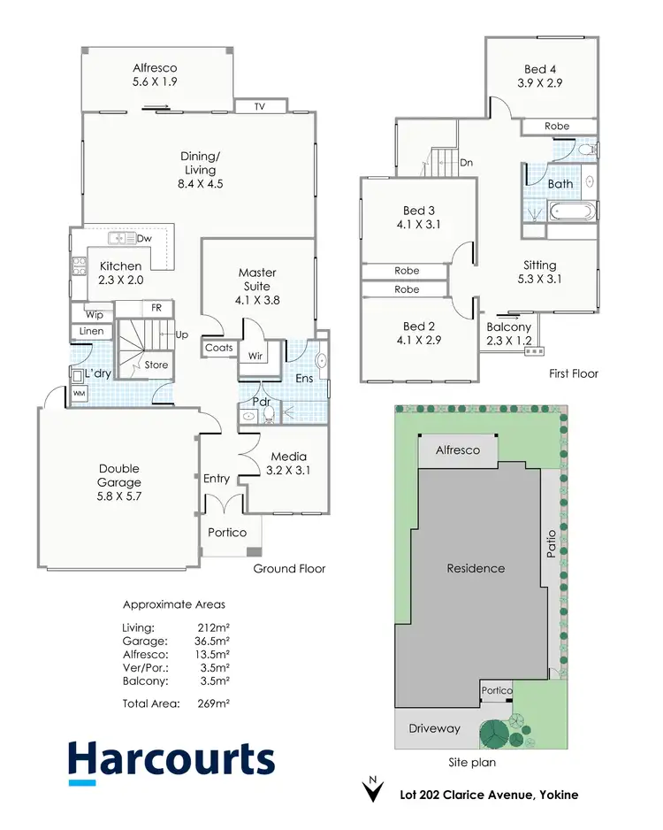 Floorplan of Homely house listing, 4 Clarice Avenue, Yokine WA 6060