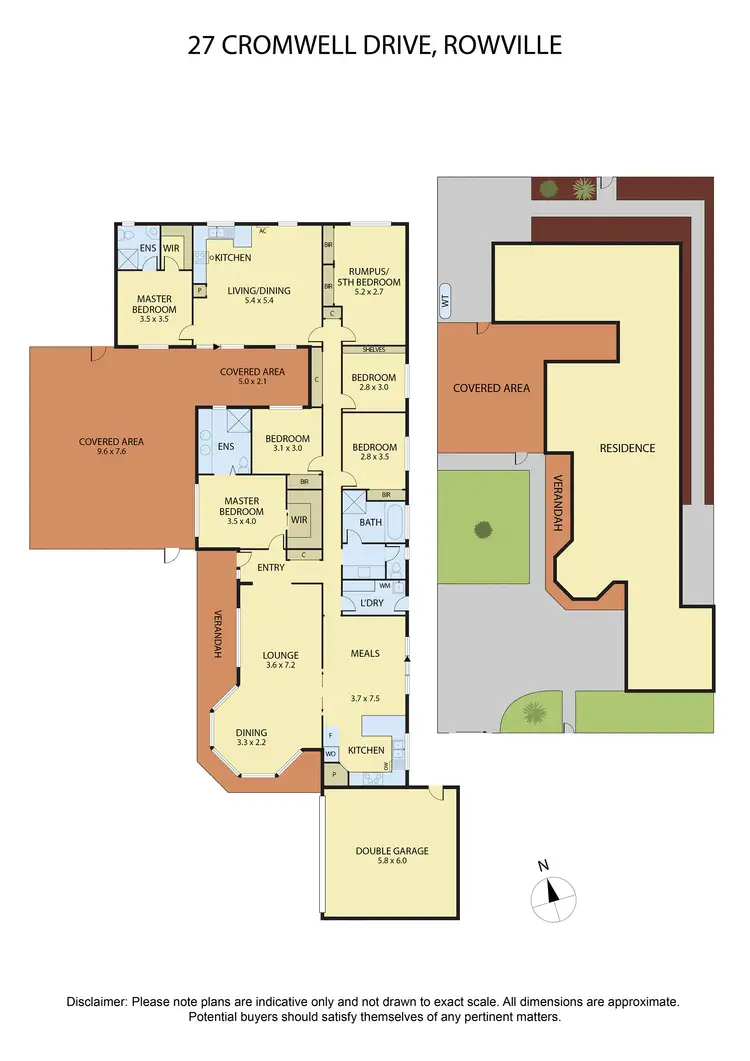 Floorplan of Homely house listing, 27 Cromwell Drive, Rowville VIC 3178