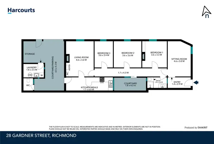 Floorplan of Homely house listing, 28 Gardner Street, Richmond VIC 3121