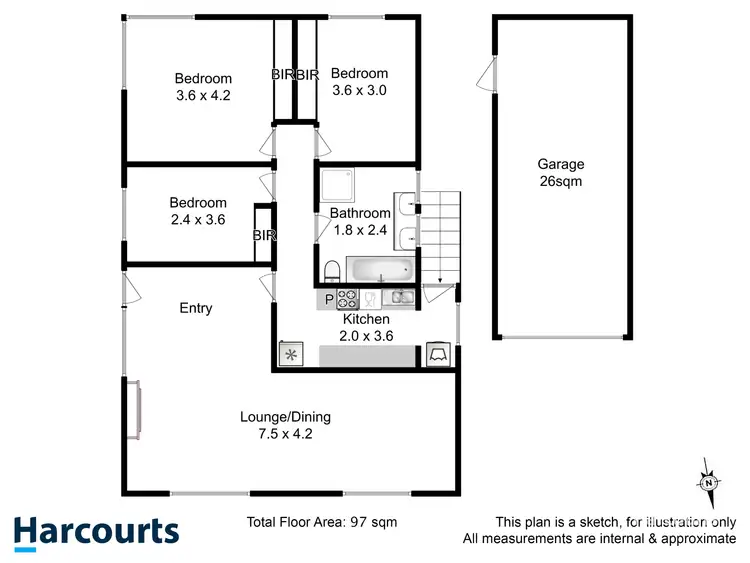 Floorplan of Homely house listing, 19 Currajong Street, Mornington TAS 7018