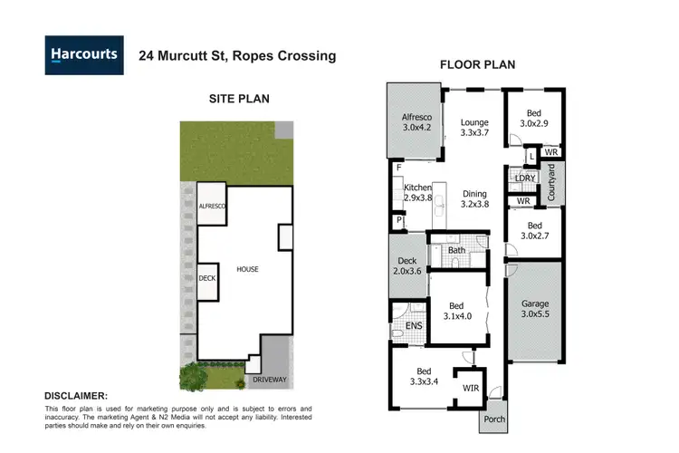 Floorplan of Homely house listing, 24 Murcutt Street, Ropes Crossing NSW 2760